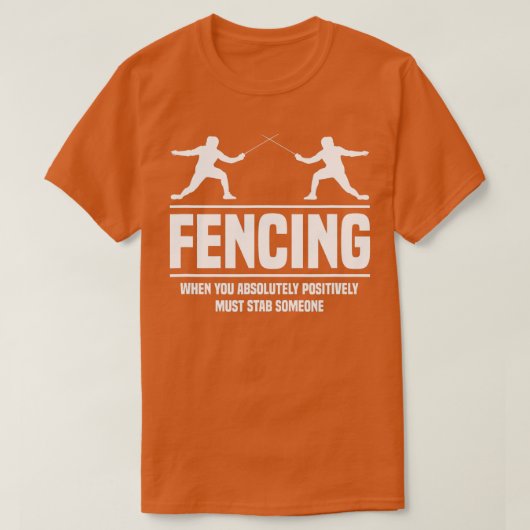 T-shirt Séquence de Fencer Sports Sword Combattez Gift Fen (Design devant)