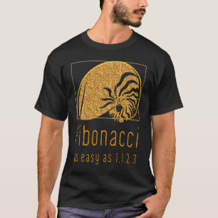 T-shirt Séquence de Fibonacci et rapport d'or Nature Nauti
