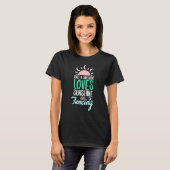 T-shirt Séquence Fencer Sports Sabre Épée Epee Foil (Devant entier)
