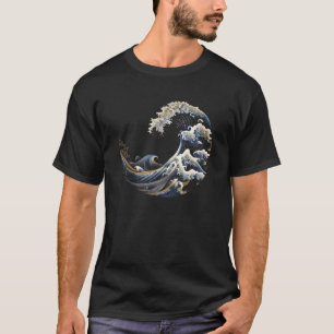 T-shirt Séquence Fibonacci Vague Kanagawa