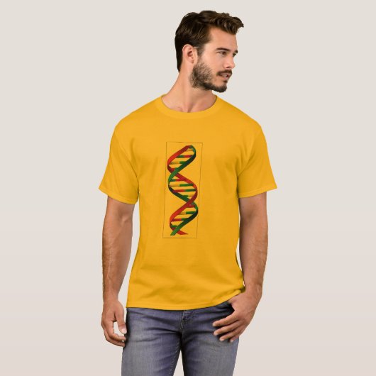 T-shirt séquence génique geek scientifique ADN génome (Devant entier)