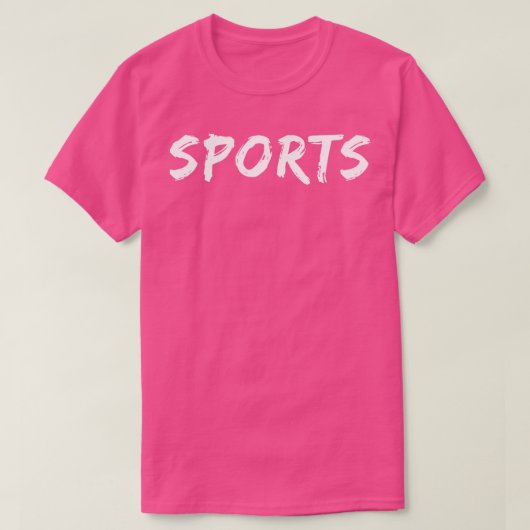 T-shirt Séquences de brosse sportive (Design devant)