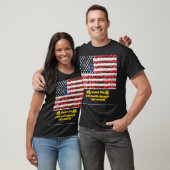 T-shirt Sequin American Flag (Unisexe)