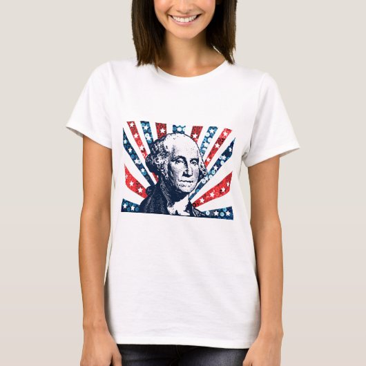 T-shirt séquin george washington (Devant)