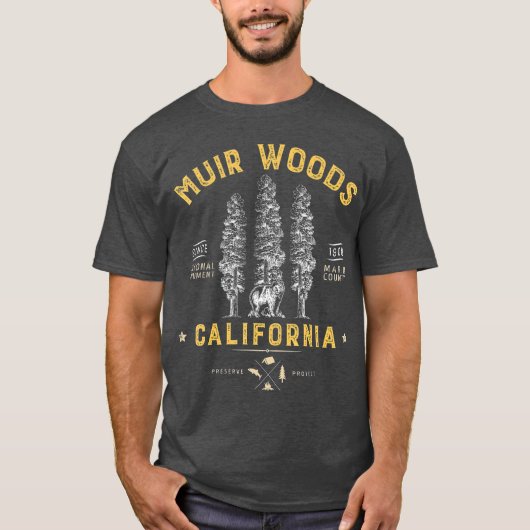T-shirt Séquoia de Muir Woods (Devant)