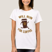 T-shirt Sera Coupé Pour Café (Devant)