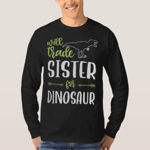 T-shirt Sera Échange Soeur Pour Dinosaur Matching Family F