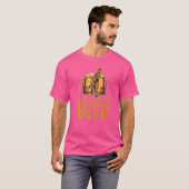 T-shirt Sera Exécuté Pour La Bière Courant Marathon Et Cro (Devant entier)