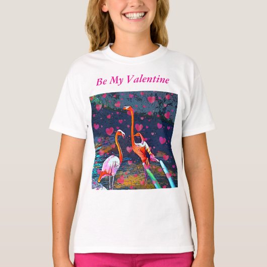 T-shirt Seras-Tu Ma Valentine ? (Devant)
