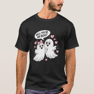 T-shirt Seras-Tu Mon Fantôme Hanté Effrayant Halloween