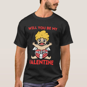 T-shirt Seras-tu mon valentin Saint-Valentin drôle péché