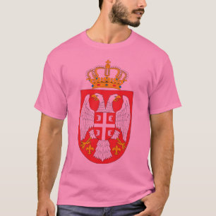 T-shirt serbe à armoiries