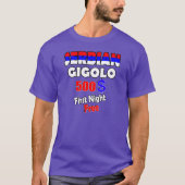 T-shirt SERBIAN GIGOLO - Première Nuit libre (Devant)