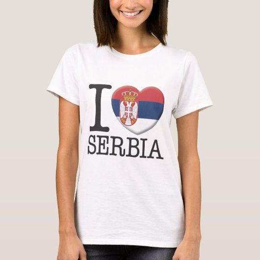 T-shirt Serbie (Devant)