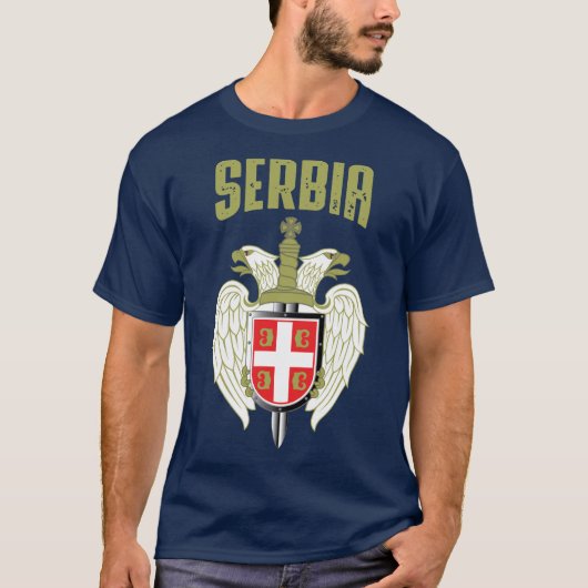 T-shirt Serbie (Devant)