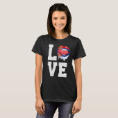 T-shirt Serbie Drapeau Football Fan Amour Serbes (Devant entier)