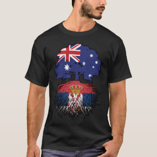 T-shirt Serbie Serbe Australie racine des arbres