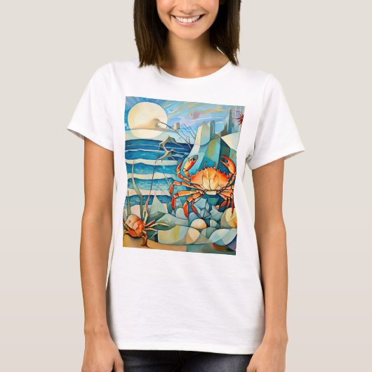 T-shirt Serenade de crabe (Devant)