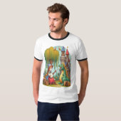 T-shirt Serenade de dragon par une princesse mystique (Devant entier)