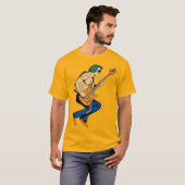 T-shirt Sérénade épicée : Sticker Guitariste Piment Poivre (Devant entier)