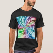 T-shirt Serendipité | Multicolor Fractal Art (Devant)