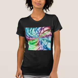 T-shirt Serendipité Multicolor Fractal Art
