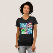T-shirt Serendipité | Multicolor Fractal Art (Devant entier)