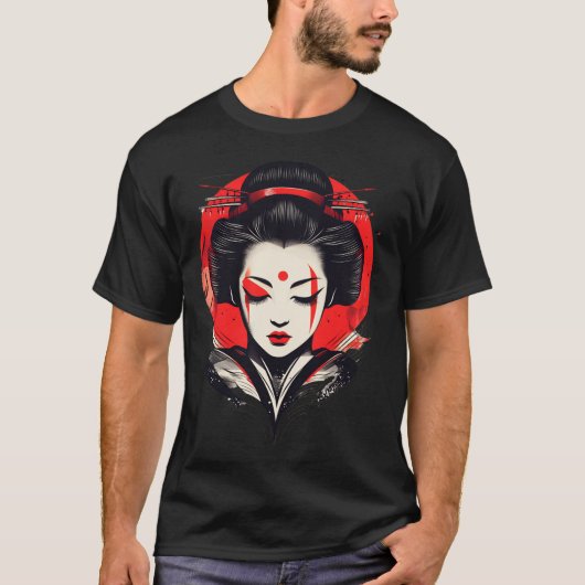 T-shirt Serene Geisha Essence (Devant)