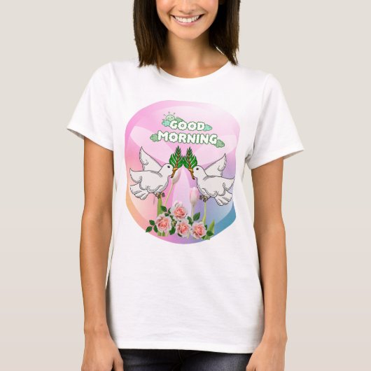 T-shirt Serene Morning Salutation (Devant)
