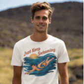 T-shirt Serene Swim : Continuez À Nager