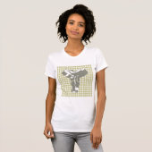 T-shirt Serengeti Safari Dot avec Pop Art Elephant (Devant entier)