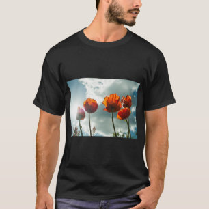 T-shirt Sérénité de la fleur et du cloud