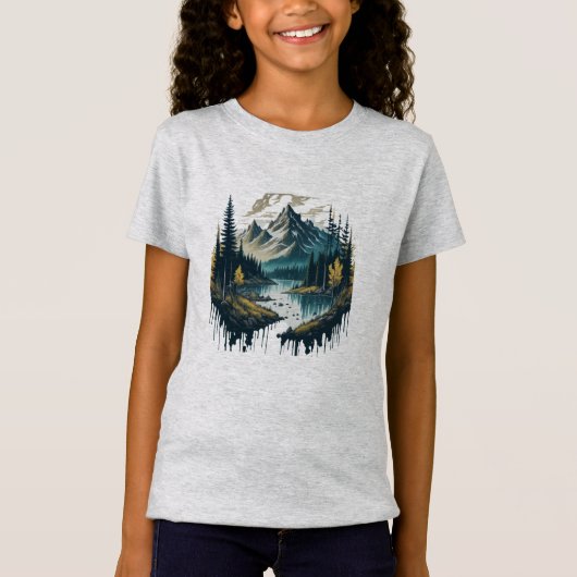 T-shirt sérénité de la nature (Devant)
