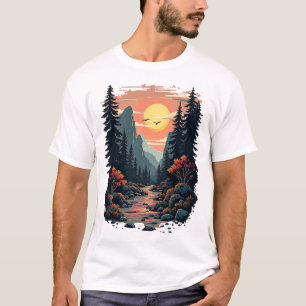T-shirt Sérénité de la nature sauvage