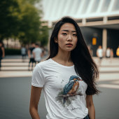 T-shirt Sérénité du martin-pêcheur