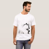 T-shirt 🕊️ 🌳 Sérénité en Silhouette 🌳 🕊️ (Devant entier)