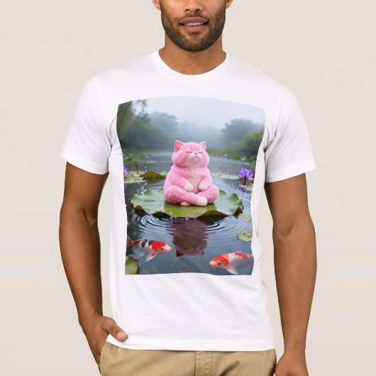 T-shirt Sérénité Rose 001 (Devant)