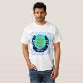 T-shirt Serenity Blue Horseshoe (Devant entier)
