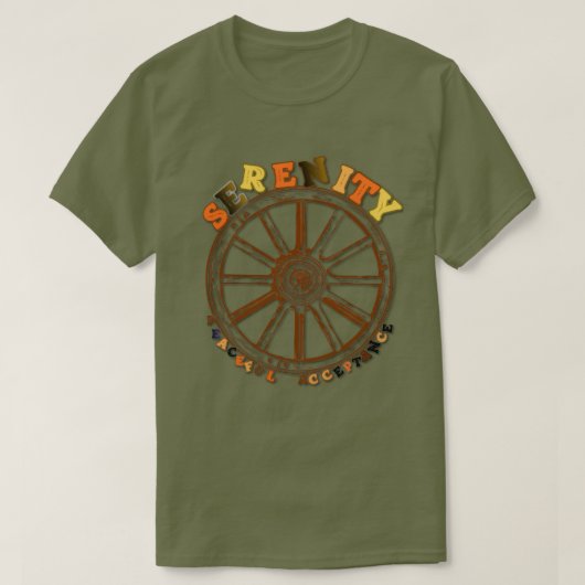 T-shirt Serenity - Peaceful Acceptance (Design devant)