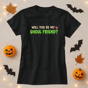 T-shirt Serez-Vous Mon Ami Ghoul Romantique Halloween