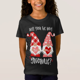 T-Shirt SEREZ-VOUS MON GNOMIE ÊTRE MINE VALENTINE GNOME