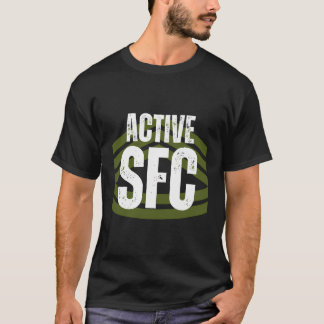 T-shirt Sergent Actif De Première Classe En Service Sfc