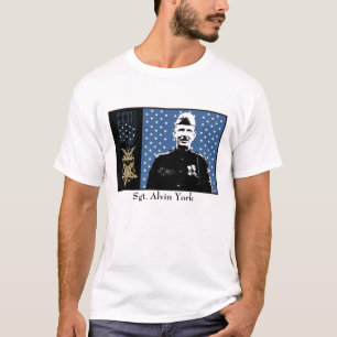 T-shirt Sergent Alvin York et médaille d'honneur