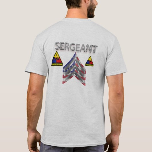 T-shirt Sergent de la 1re division blindée (Dos)