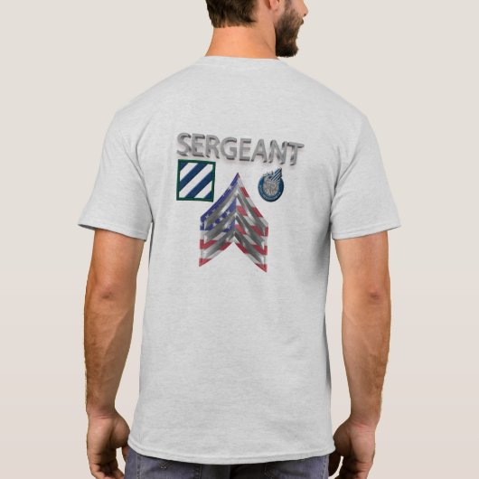 T-shirt Sergent de la 3e division d'infanterie (Dos)