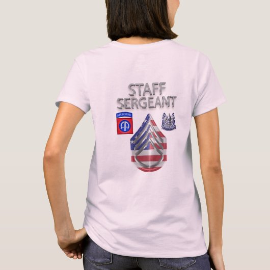 T-shirt Sergent d'état-major de la 82e division (Dos)