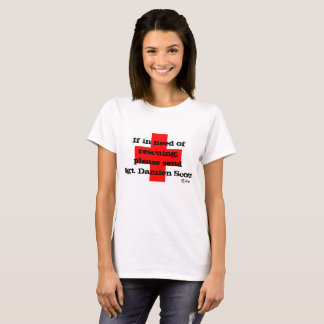 T-shirt Sergent Scott Rescue Me !