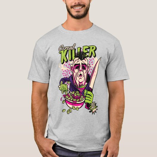T-shirt Serial Killer Cereal Pun (Devant)
