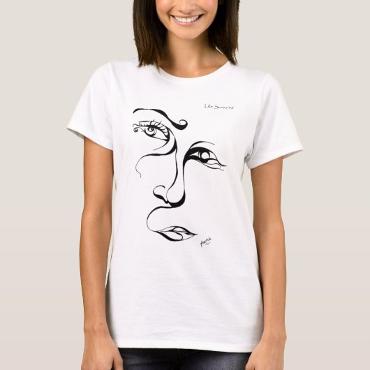 T-shirt Série #6 de la vie (Devant)