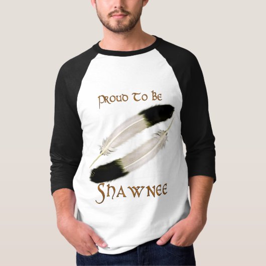 T-shirt Série amérindienne 'FID TO BE SHAWNEE' (Devant)